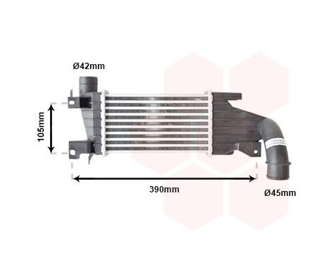 Intercooler, charger 37004417 International Radiators