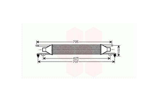 Intercooler, charger 37004421 International Radiators, Image 2