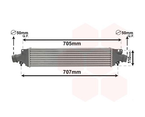 Intercooler, charger 37004422 International Radiators