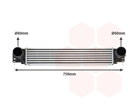 Intercooler, charger 37004442 International Radiators