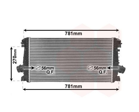 Intercooler, charger 37004550 International Radiators