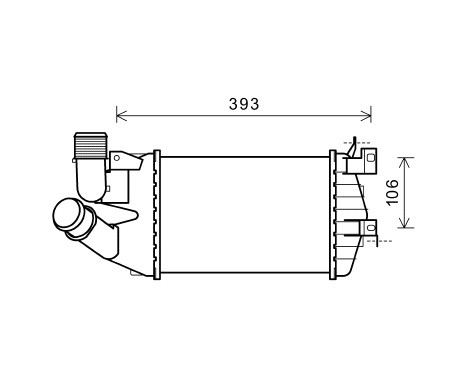 Intercooler, charger 37004584 International Radiators, Image 2