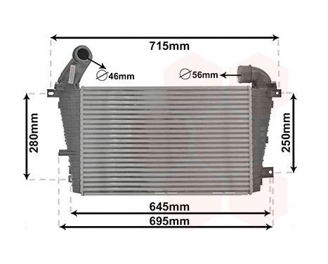 Intercooler, charger 37004585 International Radiators