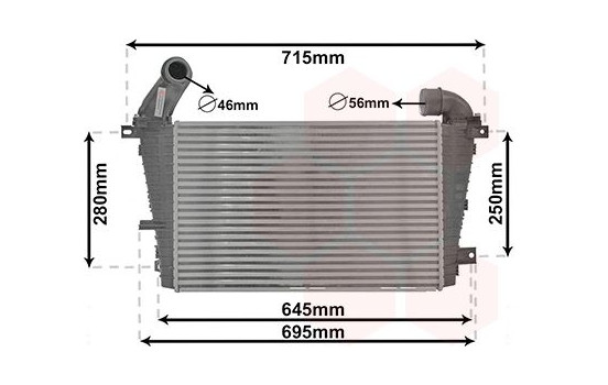 Intercooler, charger 37004585 International Radiators