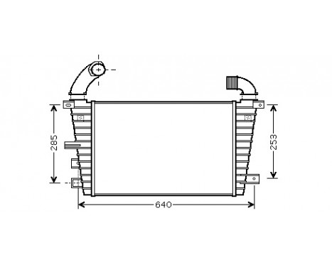 Intercooler, charger 37004585 International Radiators, Image 2