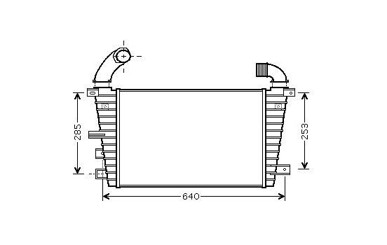 Intercooler, charger 37004585 International Radiators, Image 2