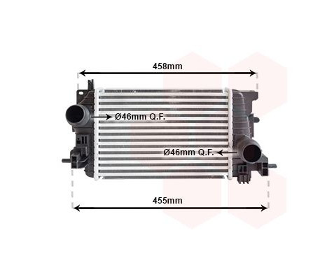 Intercooler, charger 37004592 International Radiators, Image 2