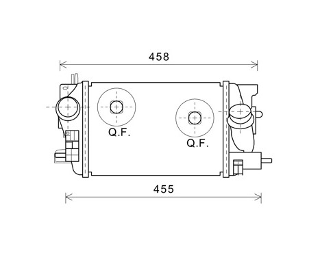 Intercooler, charger 37004593 International Radiators, Image 2