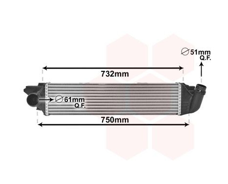 Intercooler, charger 37004622 International Radiators