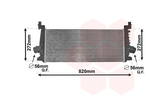 Intercooler, charger 37004640 International Radiators