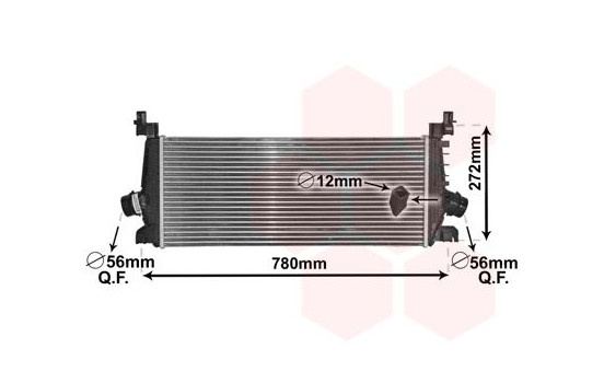 Intercooler, charger 37004647 International Radiators
