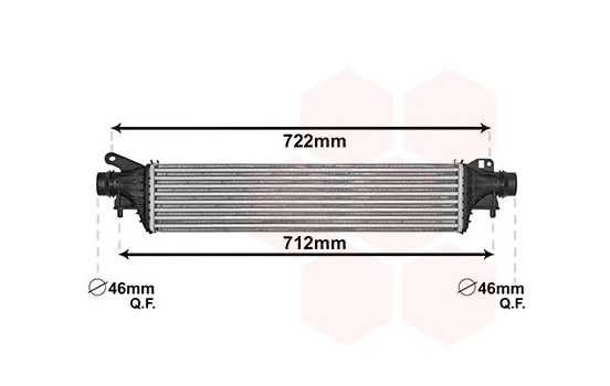 Intercooler, charger 37004661 International Radiators