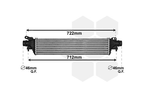 Intercooler, charger 37004662 International Radiators