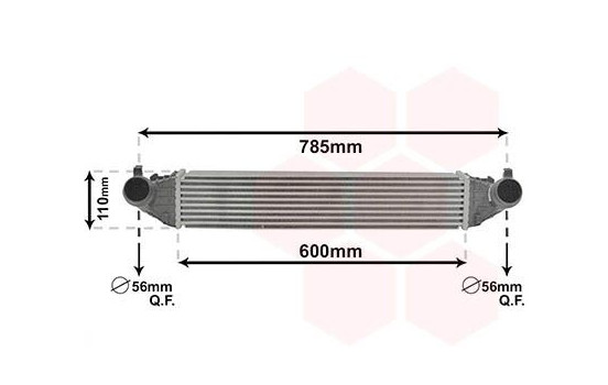 Intercooler, charger 37014702 International Radiators