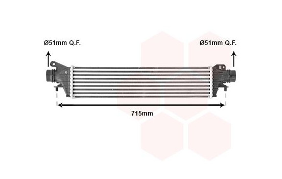 Intercooler, charger 37014705 International Radiators