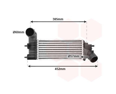 Intercooler, charger 40004204 International Radiators