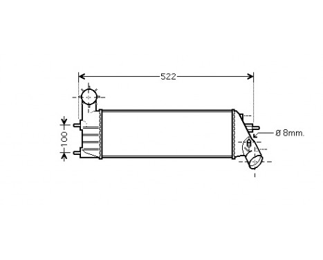 Intercooler, charger 40004261 International Radiators, Image 2