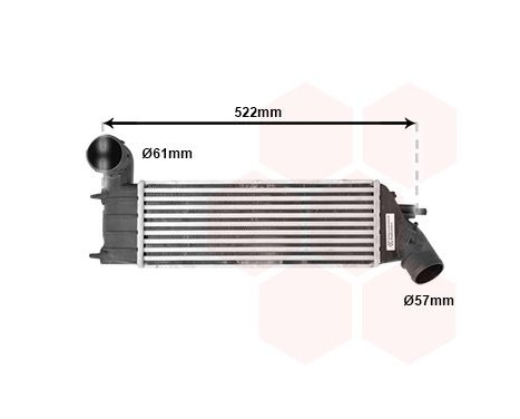 Intercooler, charger 40004261 International Radiators