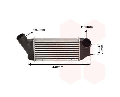 Intercooler, charger 40004279 International Radiators, Image 2