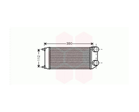 Intercooler, charger 40004294 International Radiators, Image 2