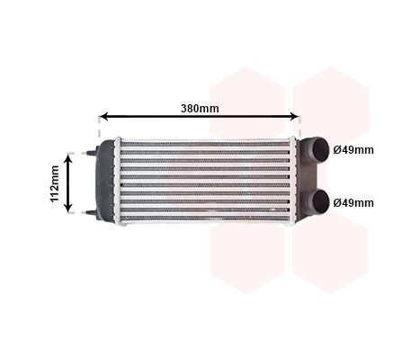 Intercooler, charger 40004294 International Radiators