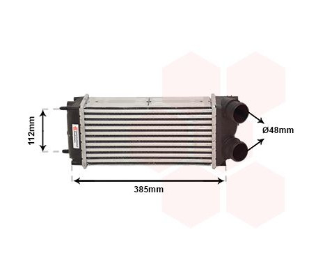 Intercooler, charger 40004299 International Radiators