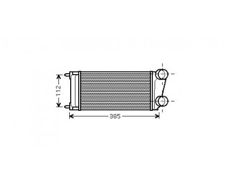 Intercooler, charger 40004299 International Radiators, Image 2