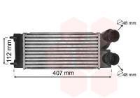 Intercooler, charger 40004332 International Radiators