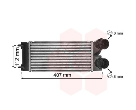 Intercooler, charger 40004332 International Radiators