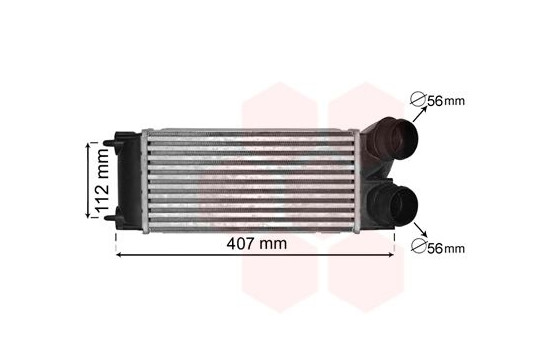 Intercooler, charger 40004334 International Radiators