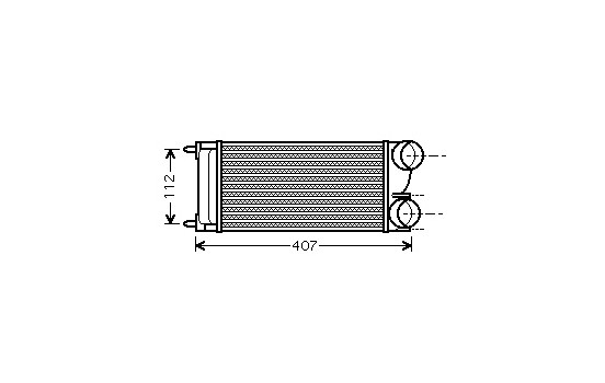 Intercooler, charger 40004334 International Radiators, Image 2
