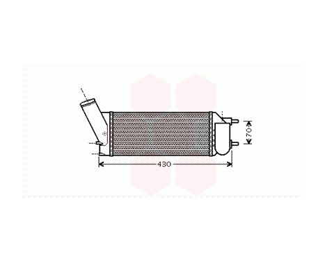 Intercooler, charger 40004335 International Radiators