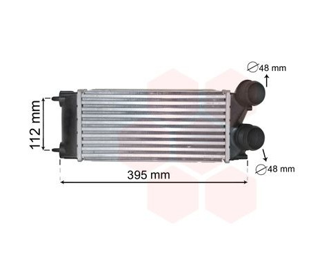 Intercooler, charger 40004343 International Radiators, Image 2