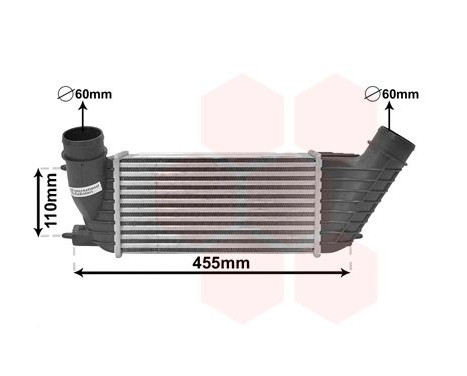 Intercooler, charger 40004347 International Radiators