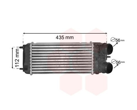 Intercooler, charger 40004353 International Radiators