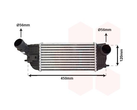 Intercooler, charger 40004362 International Radiators, Image 2