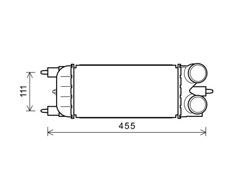 Intercooler, charger 40004365 International Radiators, Image 2