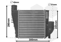 Intercooler, charger 40004385 International Radiators