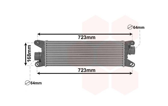 Intercooler, charger 40014701 International Radiators