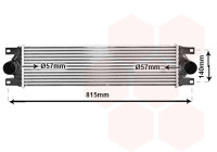 Intercooler, charger 43004089 International Radiators