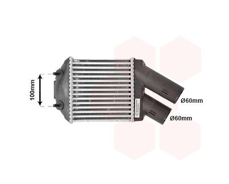 Intercooler, charger 43004222 International Radiators, Image 2