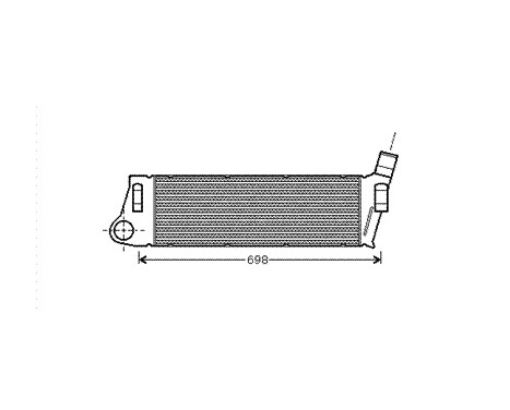 Intercooler, charger 43004316 International Radiators, Image 2