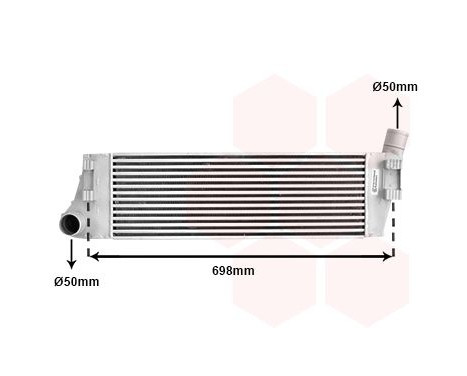 Intercooler, charger 43004316 International Radiators