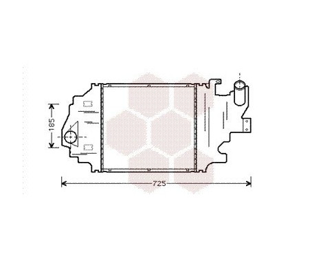 Intercooler, charger 43004320 International Radiators, Image 2