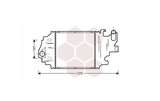 Intercooler, charger 43004320 International Radiators, Image 2