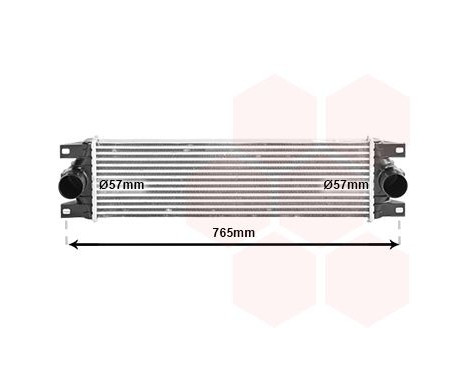 Intercooler, charger 43004329 International Radiators