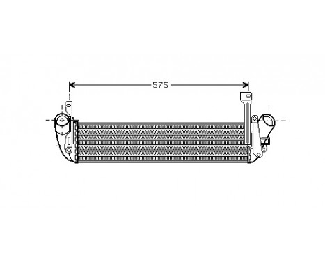 Intercooler, charger 43004346 International Radiators, Image 2