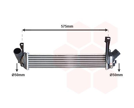 Intercooler, charger 43004346 International Radiators