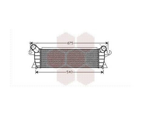 Intercooler, charger 43004351 International Radiators, Image 2