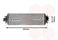 Intercooler, charger 43004358 International Radiators